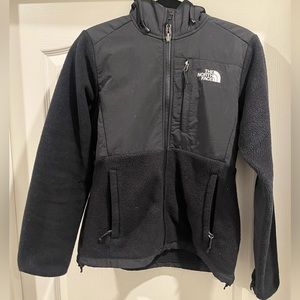 North face hooded fleece zip up, used, good condition
